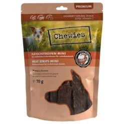 Chewies Mini Meat Strips – Mixed Pack -Perfect Care Shop 031424 chewies fleischstreifen mini wild 70g hs 01 6