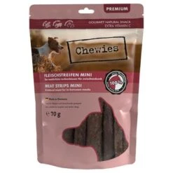 Chewies Mini Meat Strips – Mixed Pack -Perfect Care Shop 031455 chewies fleischstreifen mini pferd 70g hs 01 1