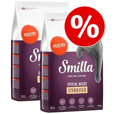 Smilla Dry Cat Food Economy Packs 2 X 10kg 1 Smilla Dry Cat Food Economy Packs 2 X 10kg