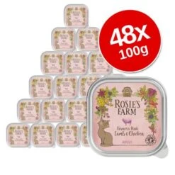 Rosie's Farm Adult Saver Pack Trays 48 X 100g