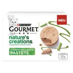 24 X 85g Gourmet Nature’s Creations Wet Cat Food - 25% Off!* -Perfect Care Shop 109900 pla nestle purina gourmet naturescreation mousse salmonbeans 12x85g hs 01 5