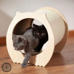 Natural Paradise Scratching Mat Cat Bed - Peony -Perfect Care Shop 113004 np kl 1000x1000 logo la mg 6122 0