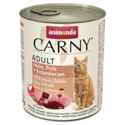 Animonda Carny Adult 6 X 800g -Perfect Care Shop 114512 pla animonda carny adult huhnputeentenherz 800g 9