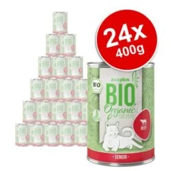Zooplus Bio Organic Senior Saver Pack 24 X 400g