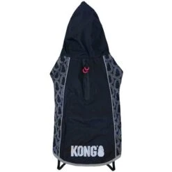 KONG OUTERWEAR Elements Raincoat Black -Perfect Care Shop 130699 paw kong elements regenmantel schwarz 51kg hs 02 0