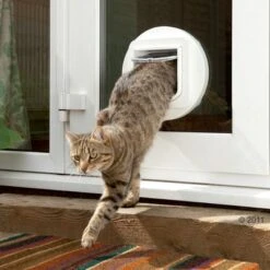 SureFlap DualScan Microchip Cat Flap -Perfect Care Shop 136978 sureflap wei 2 mit katze 09 2011 7 1