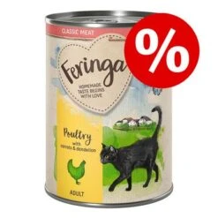 24 X 400g Feringa Classic Meat Menu Wet Cat Food - Special Price!*