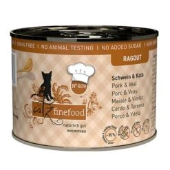 Catz Finefood Ragout Trial Pack 6 X 190g -Perfect Care Shop 139804 pla pets nature catz finefood ragout 6x180g 609 schwein kalb hs 01 5