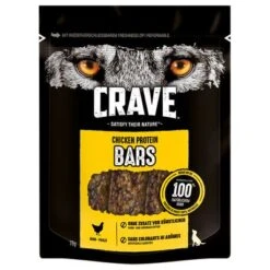 2.8kg Crave Dry Dog Food + 6x400g Wet Food + 7x76g Snacks - Bundle Price!* 10 2.8kg Crave Dry Dog Food + 6x400g Wet Food + 7x76g Snacks - Bundle Price!* -Perfect Care Shop 186528 pla marsgermany crave hund proteinbars huhn 76g hs 01 3