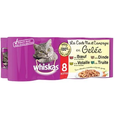 Whiskas La Carte 8 X 390g 1 Whiskas La Carte 8 X 390g