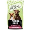Burns Free From Adult Dry Dog Food – Duck & Potato