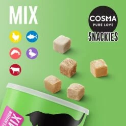 Cosma Snackies Maxi Tube Saver Pack 12 Cosma Snackies Maxi Tube Saver Pack -Perfect Care Shop 1 81654 cosma snackies foodboard mix maxitube 1000x1000 5