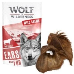 4 X Wolf Of Wilderness Dog Treats - 3 + 1 Free!* -Perfect Care Shop 1 wow high valley ear fur 1 8 6