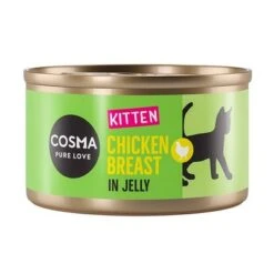 Cosma Original Kitten Saver Pack 24 X 85g -Perfect Care Shop 203439 pla cosma kitten chicken jelly 85g 1000x1000 5