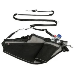 Trixie Jogging Belt With Leash - Grey/ Black -Perfect Care Shop 203777 trixie jogginggurt leine grauschwarz hs 05 8