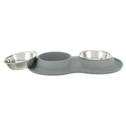 Trixie Bowl Set, Silicone/stainless Steel -Perfect Care Shop 203964 trixie napfset silikon edelstahl hs 03 0