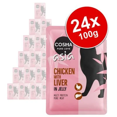 Cosma Asia In Jelly Pouches Saver Pack 24 X 100g 1 Cosma Asia In Jelly Pouches Saver Pack 24 X 100g