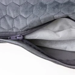 Karlie Velvet Dog Cushion - Dark Grey -Perfect Care Shop 206287 karlie liegekissen velvet dunkelgrau hs 03 7