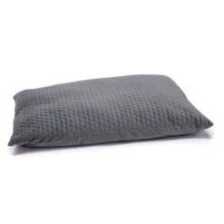 Karlie Velvet Dog Cushion - Dark Grey