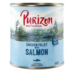Purizon Adult Saver Pack 24 X 800g -Perfect Care Shop 209101 pla purizon lachs 800g 5
