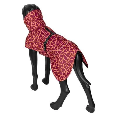 Rukka® Hayton Warm Dog Raincoat - Crimson Red - Image 4