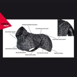 Rukka® Hayton Warm Dog Raincoat - Crimson Red -Perfect Care Shop 216708 216709 216710 216711 217399 lfashion rukkapets ayton warm regenmantel karminrot hs 05 4