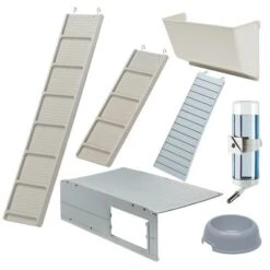 Ferplast Small Animal Cage Multipla Double -Perfect Care Shop 217880 ferplast kleintierk fig multipla double hs 03 4