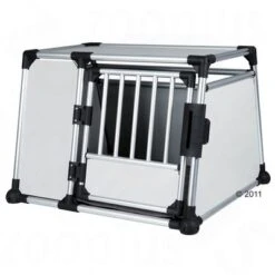 Trixie Aluminium Dog Crate - Large 5 Trixie Aluminium Dog Crate - Large -Perfect Care Shop 220051 transportbox alu 9