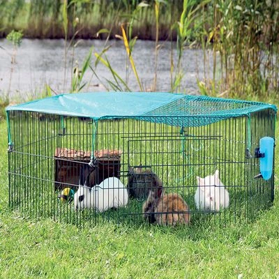 Trixie Young Animal Run With Protective Net 2 Trixie Young Animal Run With Protective Net - Image 2