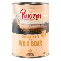 Purizon Adult Grain-Free Mixed Trial Pack -Perfect Care Shop 242400 pla purizon cat adult wildschwein 400g 6