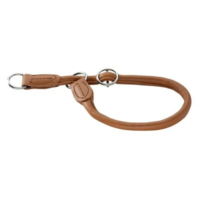 HUNTER Round & Soft Dog Collar - Cognac 3 HUNTER Round & Soft Dog Collar - Cognac - Image 3