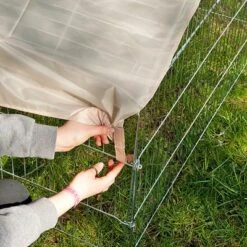 Kerbl Luxus Metal Run With Pitched Roof -Perfect Care Shop 248789 freilaufgehege 4eck spitz 2 7