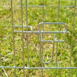 Kerbl Luxus Metal Run With Pitched Roof -Perfect Care Shop 248789 freilaufgehege 4eck spitz 5 4