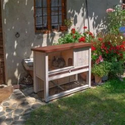 Ferplast Rabbit Hutch Ranch 100 Basic -Perfect Care Shop 251796 ferplast kaninchenstall ranch 100basic hs 03 0