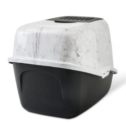 Savic Nestor Marble Cat Litter Box -Perfect Care Shop 252329 savic katzentoilettenestor marble hs 04 3
