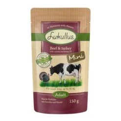 Lukullus Natural Adult Mini Grain-free Pouches Saver Pack 24 X 150g 9 Lukullus Natural Adult Mini Grain-free Pouches Saver Pack 24 X 150g -Perfect Care Shop 264997 pla luk mini beefturkey 6x150g 5 2