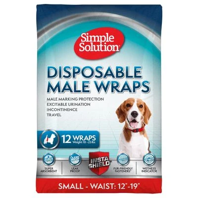 Simple Solution Disposable Diaper For Male Dogs 2 Simple Solution Disposable Diaper For Male Dogs - Image 2