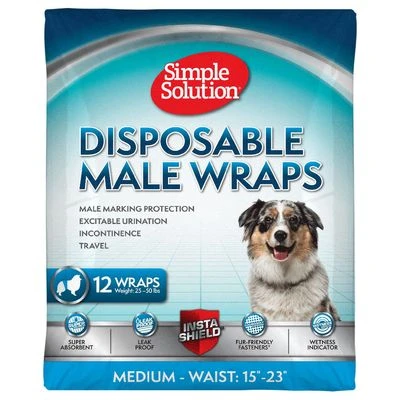 Simple Solution Disposable Diaper For Male Dogs 3 Simple Solution Disposable Diaper For Male Dogs - Image 3