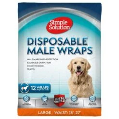Simple Solution Disposable Diaper For Male Dogs 11 Simple Solution Disposable Diaper For Male Dogs -Perfect Care Shop 265998 pla simplesolution disposable male wrap large hs 01 0