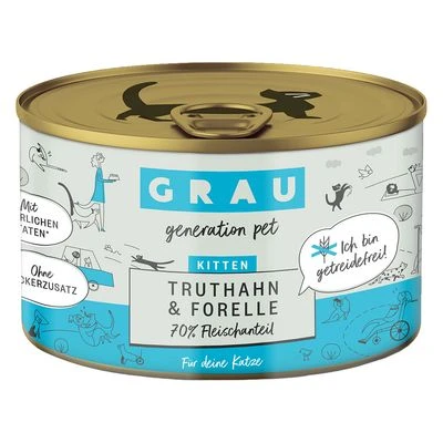 GRAU Gourmet Kitten Grain-Free 6 X 200g