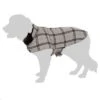 Flannel Check Dog Coat