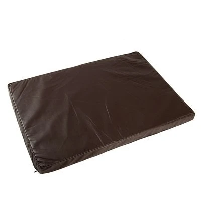 Wellness Dog Mattress - Brown Artificial Leather 1 Wellness Dog Mattress - Brown Artificial Leather