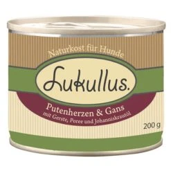Lukullus Turkey Hearts & Goose 12 Lukullus Turkey Hearts & Goose -Perfect Care Shop 28062 pla lukullus putenherzen gans 6 x 200 g 3