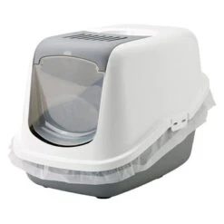 Savic Nestor Cat Litter Box -Perfect Care Shop 284046 73972 pla bagitup maxi nestor 9