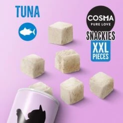 Cosma Snackies XXL – Maxi Tube Saver Pack -Perfect Care Shop 2 56627 cosma snackies xxl foodboard tuna 1000x1000 2