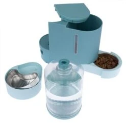 TIAKI Food And Water Dispenser, Light Blue -Perfect Care Shop 302396 pla tiaki wasser und futterspender fg 6133 3