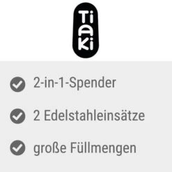 TIAKI Food And Water Dispenser, Light Blue -Perfect Care Shop 302396 tiaki futter sserspender hellblau hs 02 5