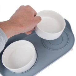 TIAKI Ceramic Bowl Duo -Perfect Care Shop 302496 tiaki napf duo grau fg 6150 2