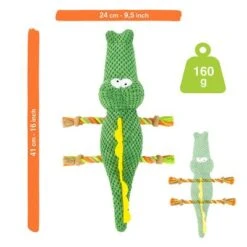 Doglove Dog Toy Crocodile -Perfect Care Shop 303496 edupet doglove hundespielzeug krokodil hs 06 9