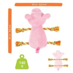 Doglove Dog Toy Pig -Perfect Care Shop 303598 edupet doglove hundespielzeug pferd hs 06 4